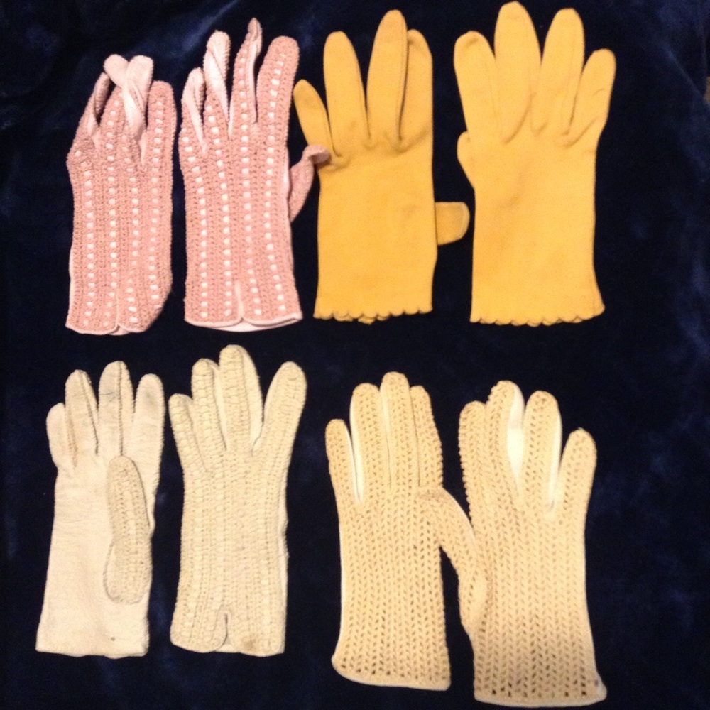 Soft leather gloves